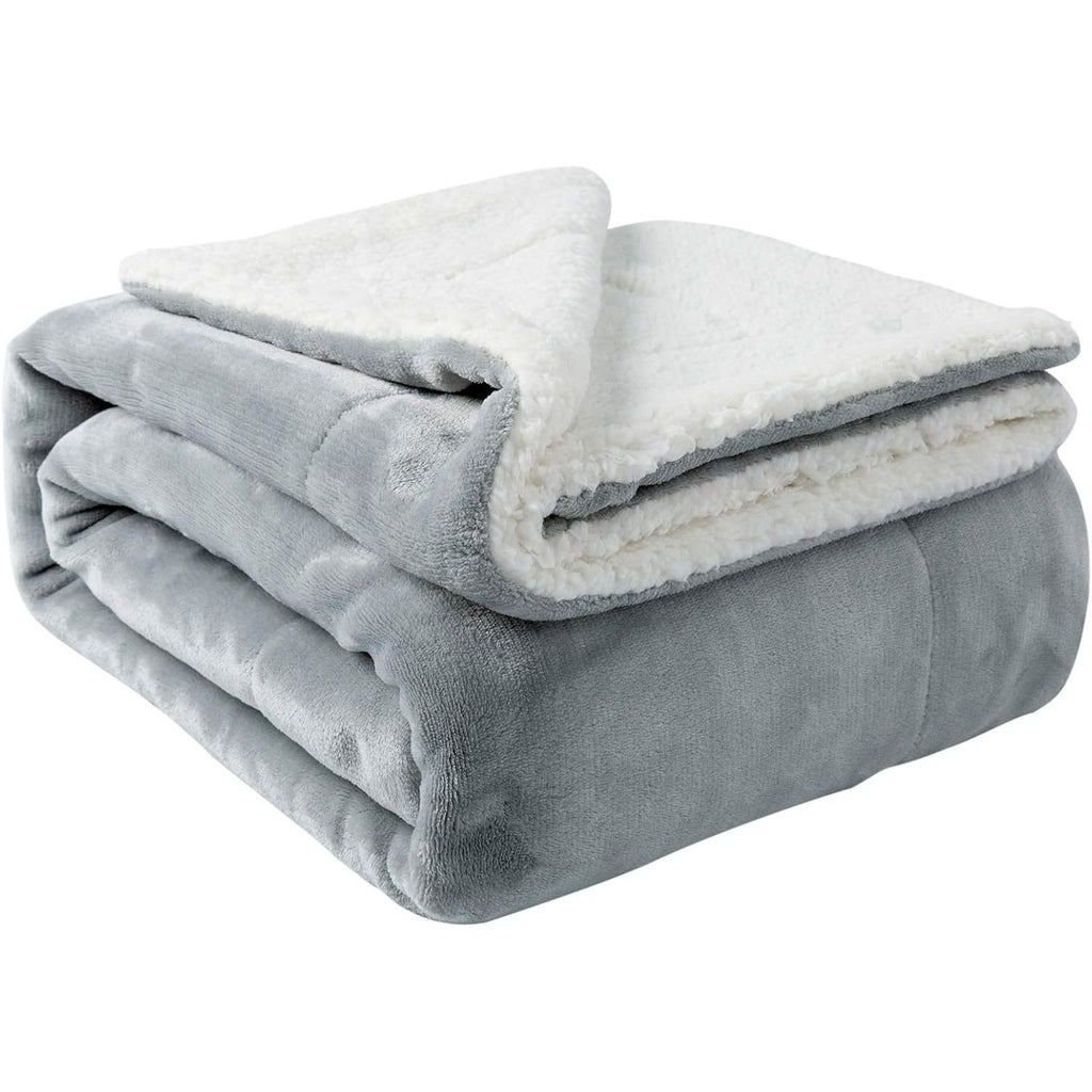 Microfiber Sherpa Fleece Blanket