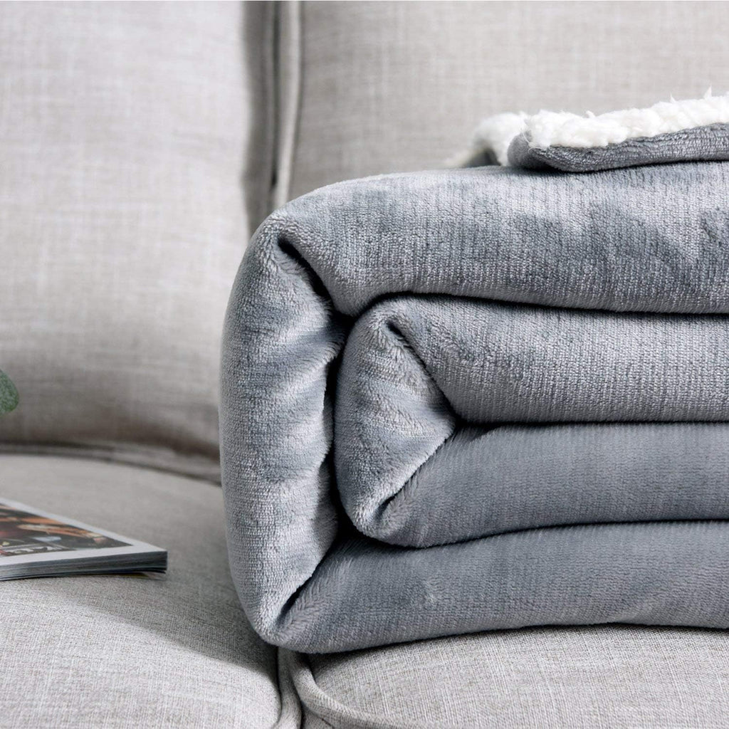 Microfiber Sherpa Fleece Blanket